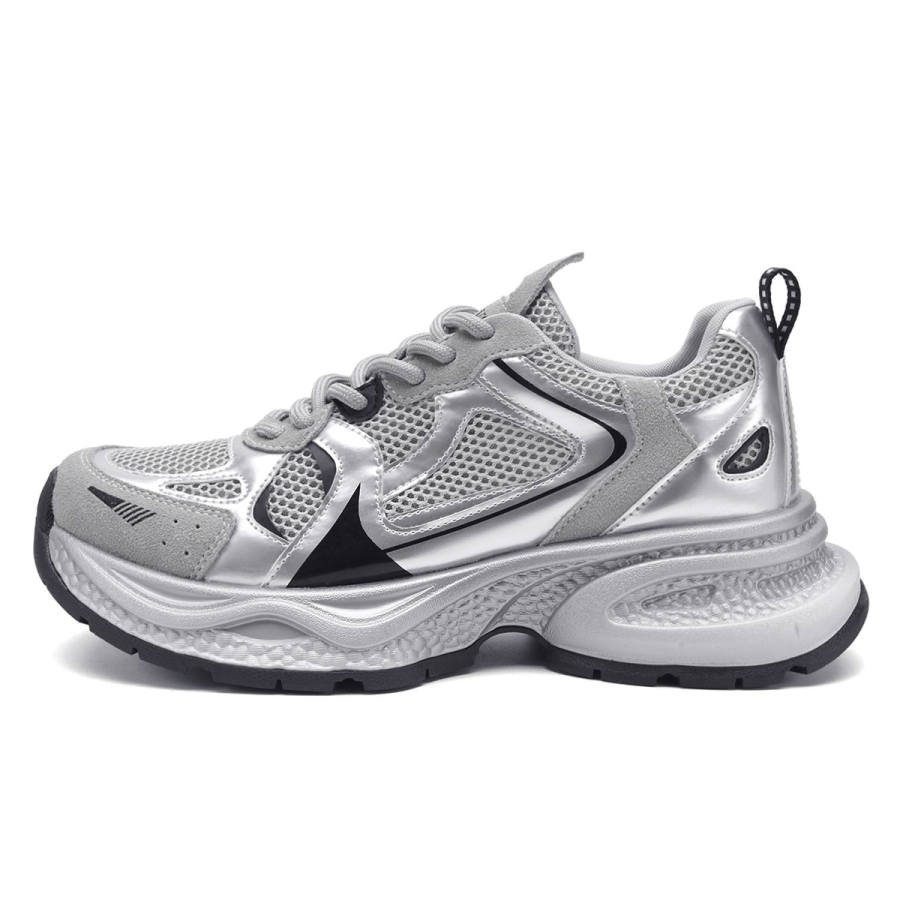 Safiya Low top Chunky Sneakers Women's Silver