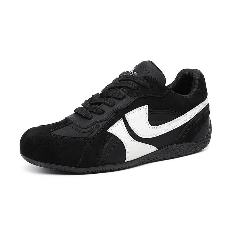 MODENGPAN Cow Suede Abrasion Resistant, Breathable, Lightweight Low top Casual Shoes Unisex