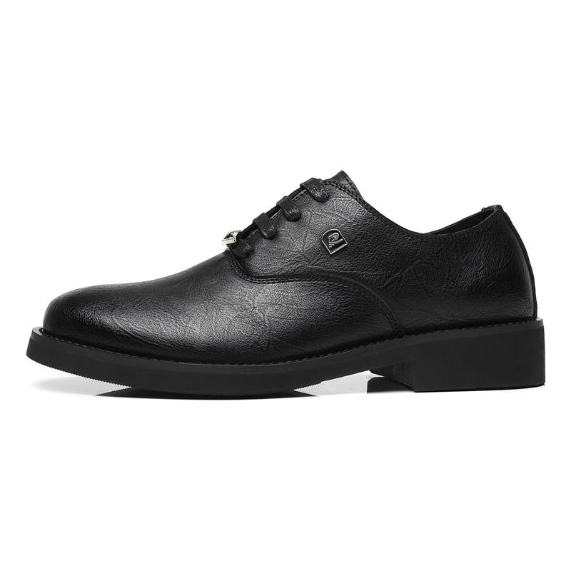 KJ Casual Leather Shoes Men's Low Top