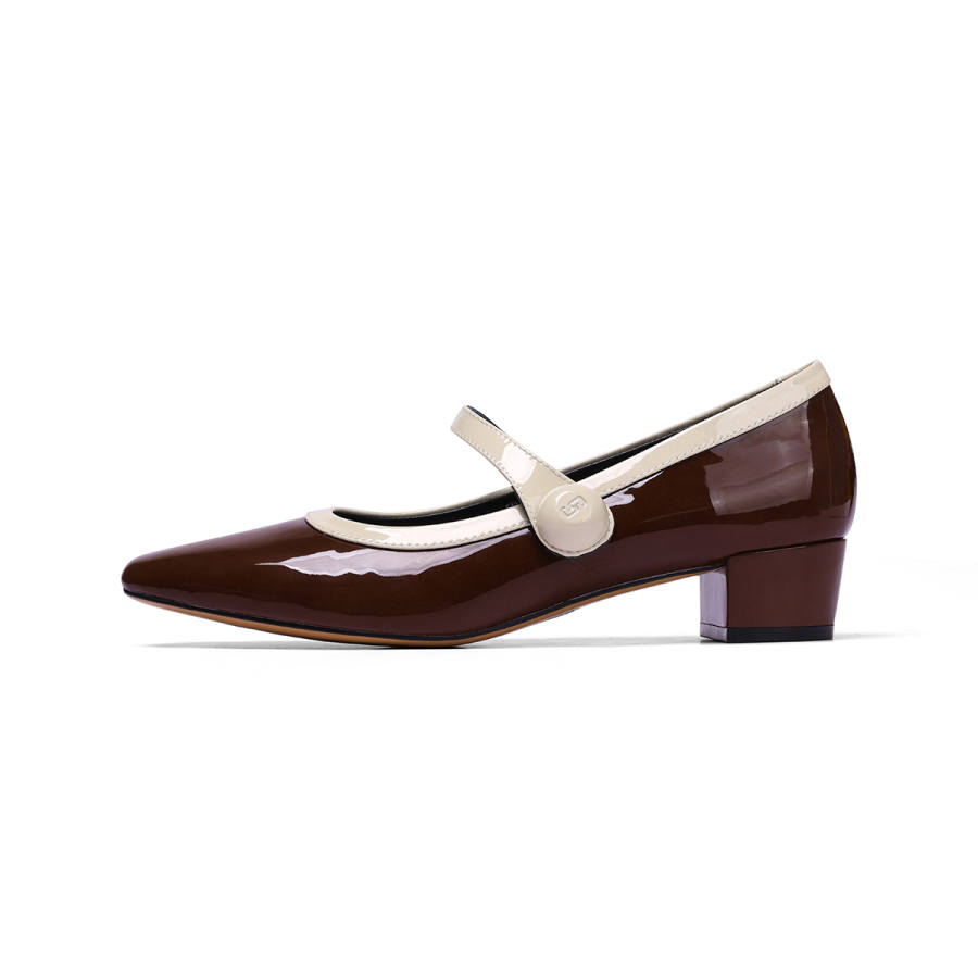 GOLDLION Mary Jane Shoes 3.5cm Women's