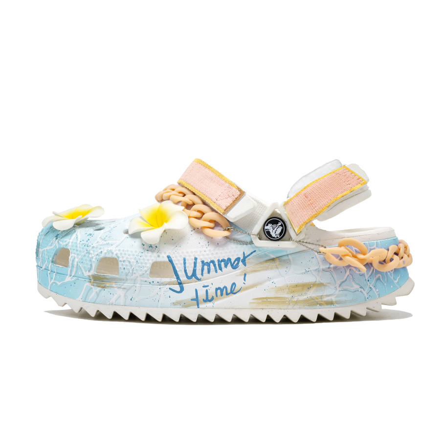 Crocs Crocs Hiker Clog Summer Wander, Footprints Created Clogs Unisex Blue