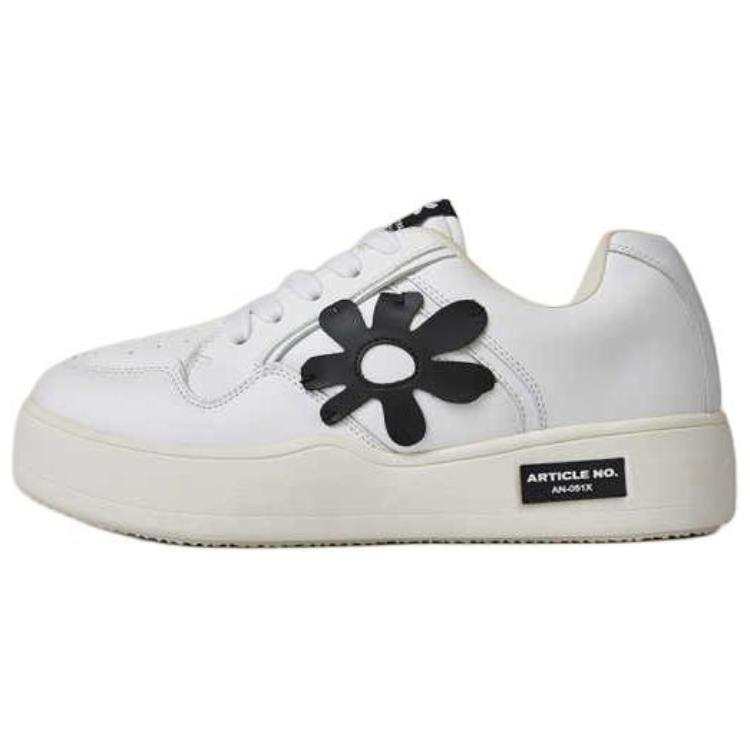 ARTICLE NO. Slip Resistant Abrasion Resistant Low top Skateboard Shoes Unisex White Black