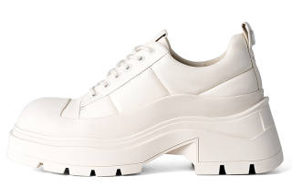 BREAD TREE Wandering Island Platform Shoes Unisex Silent White