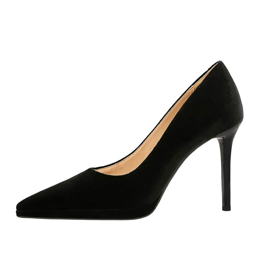QITUMAUL Slim Heel High Heels 11cm Women's