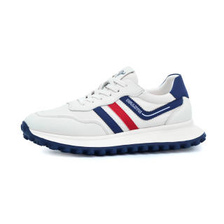 BULLKVIE Cow Leather Abrasion Resistant Lightweight Breathable Abrasion Resistant, Lightweight, And Breathable Low top