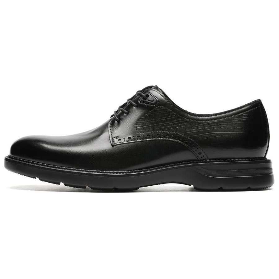 AOKANG Casual Leather Shoes Men's Black