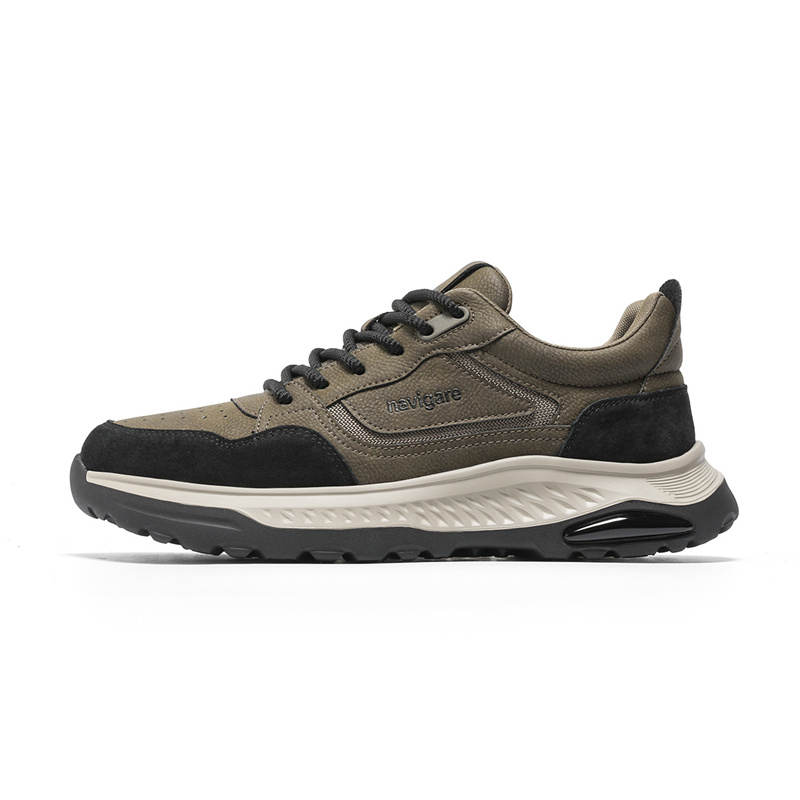 NAVIGARE Microfiber Leather Height Increasing Low top Casual Shoes Men's Jasper