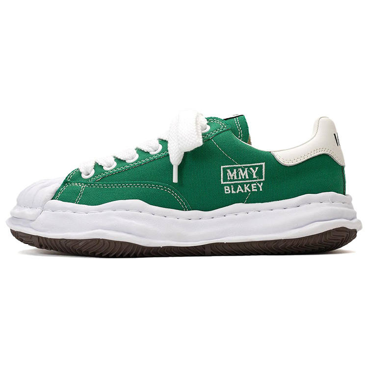 MIHARA YASUHIRO Blakey Original Sole Fashion Trend Low top Skateboard Shoes Unisex Dark Green