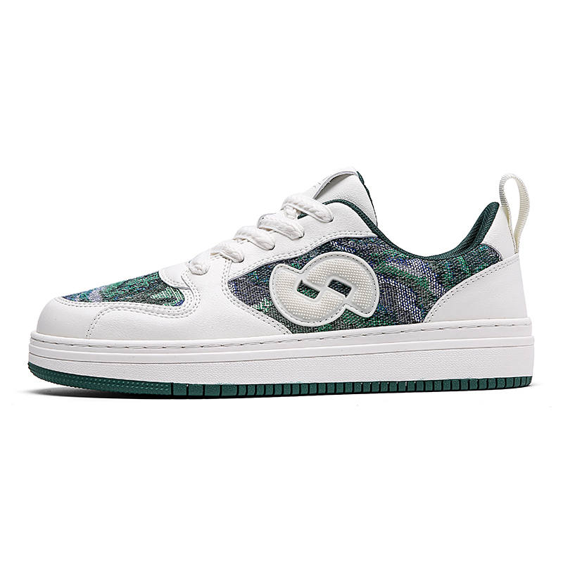 CAI CHI Slip Resistant Slip Resistant Low top Skateboard Shoes Unisex Creamy Color