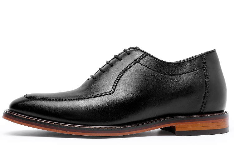 Desai Top Grain Cow Leather Dress Shoes Men's Black