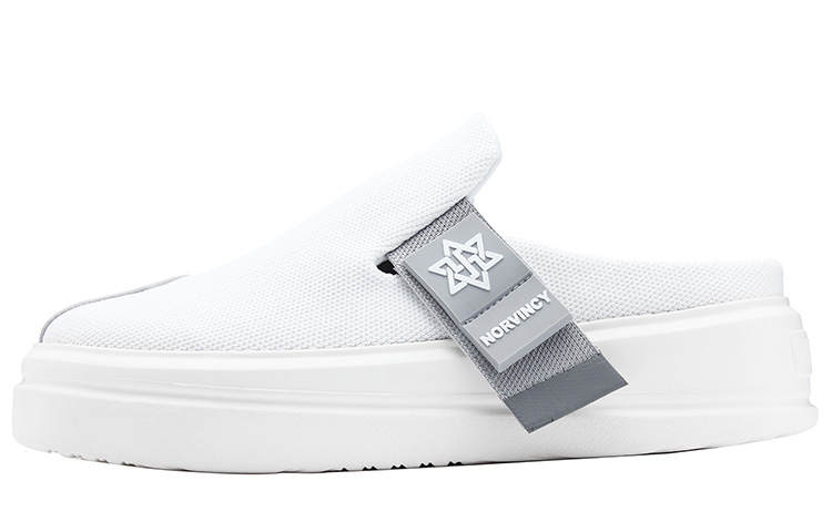 NORVINCY Casual Shoes Unisex Low Top White
