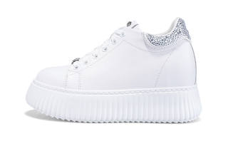 IiJin Low top Platform Hidden Wedge Casual Shoes Women's