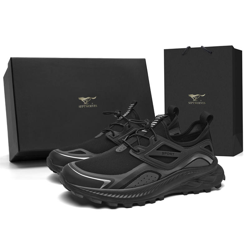 SEPTWOLVES Balance Low top Casual Shoes Men's Black