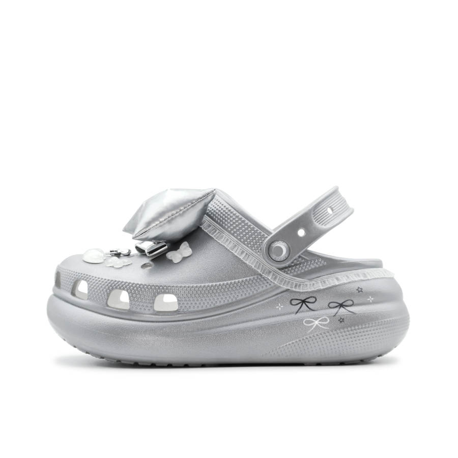 Crocs Crocs Classic Clog Clogs Unisex Ballet Silver White