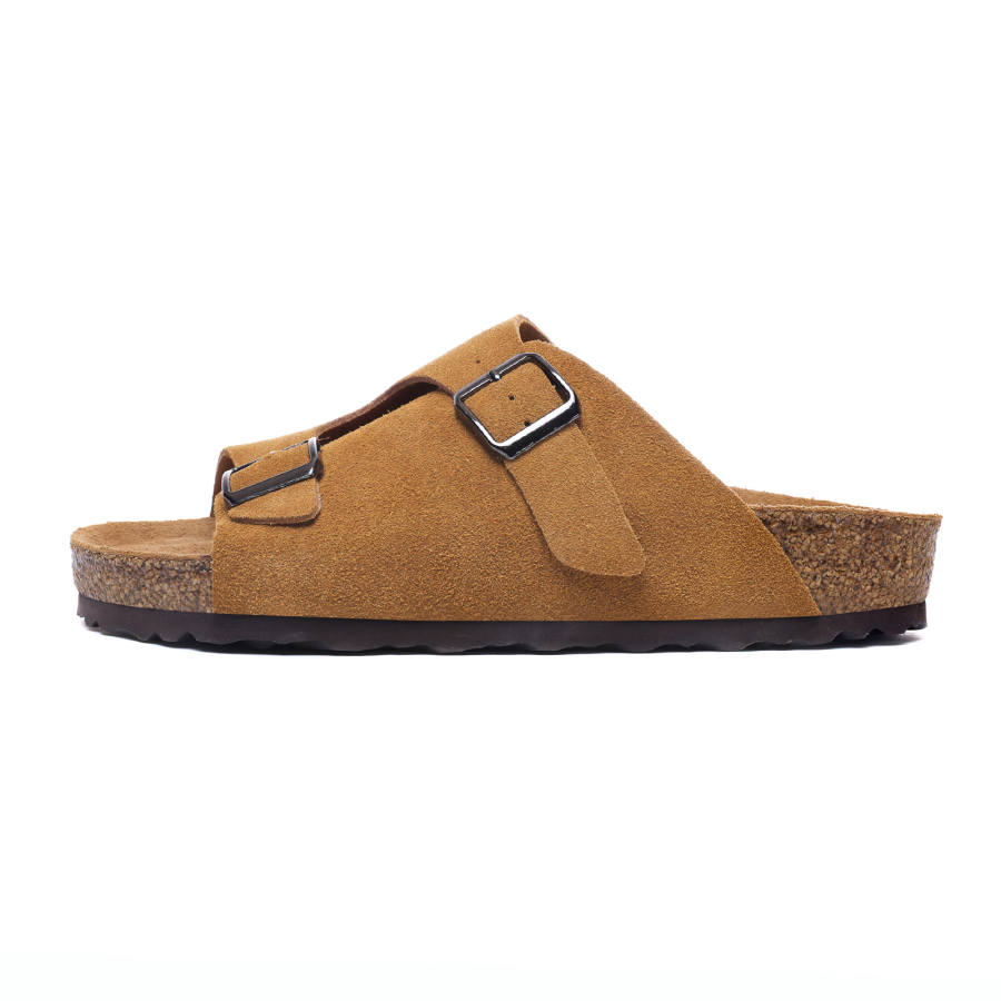 FACKRAM Cork Sole Abrasion Resistant Slide Slippers Men's