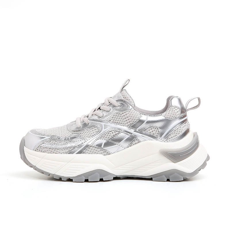 CHRISTINE SHEII Su Yinyin Chunky Sneakers Women's Space Silver
