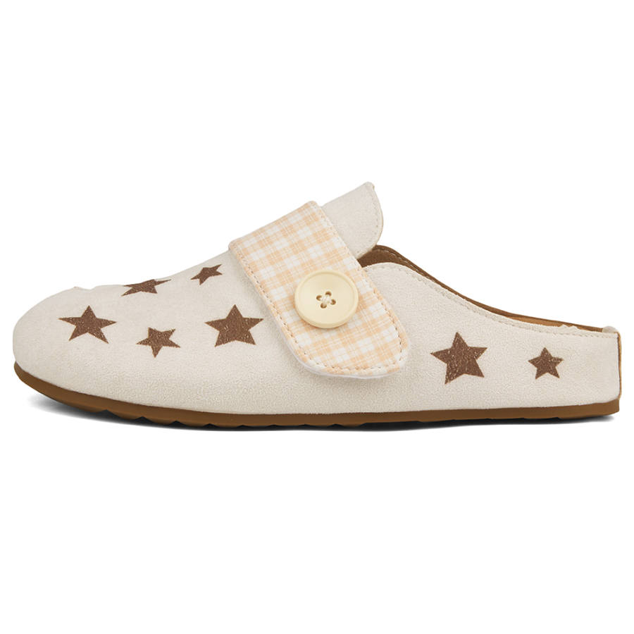 JIANGBANG Closed Toe Slippers Women's