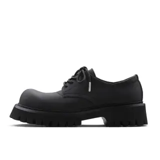 KLAMMKICKS Cow Split Leather Casual Shoes Unisex Black