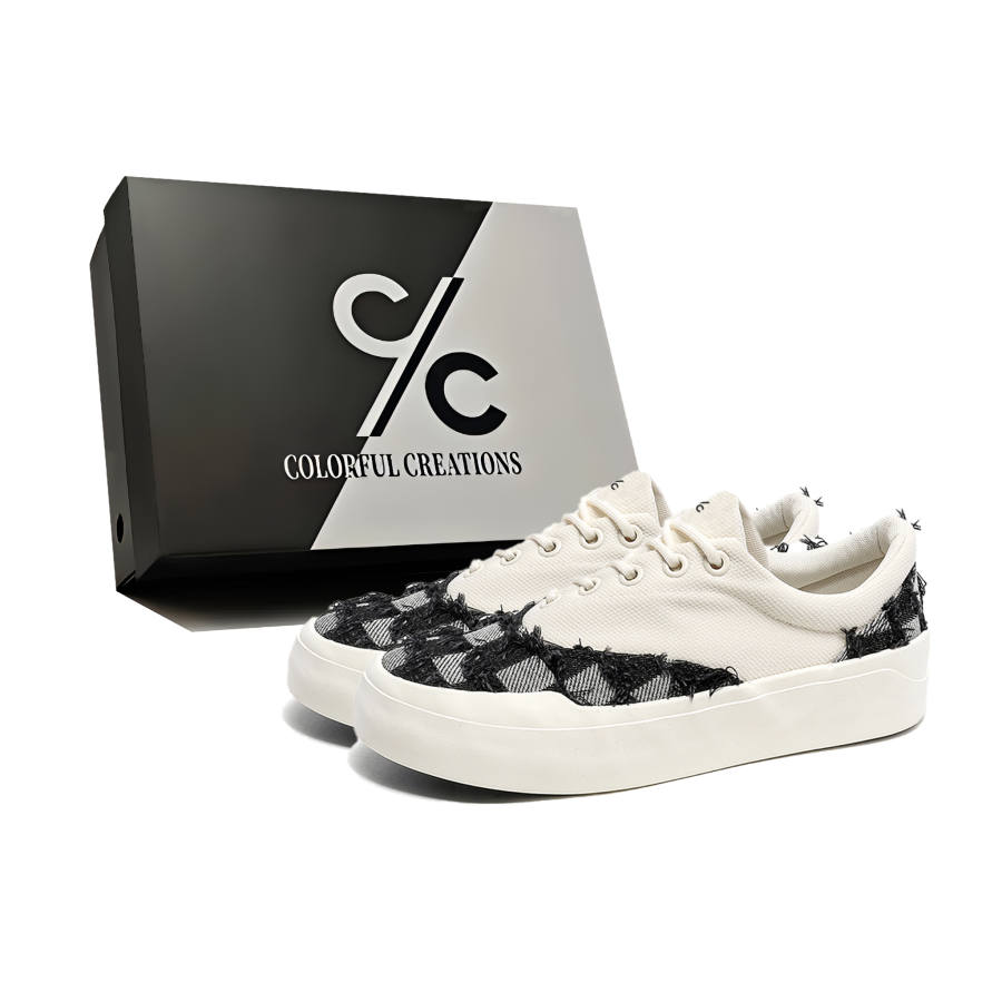 Colorful Creations Low top Skateboard Shoes Unisex Box