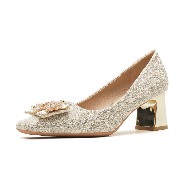DUNNU High Heels Women's Silver