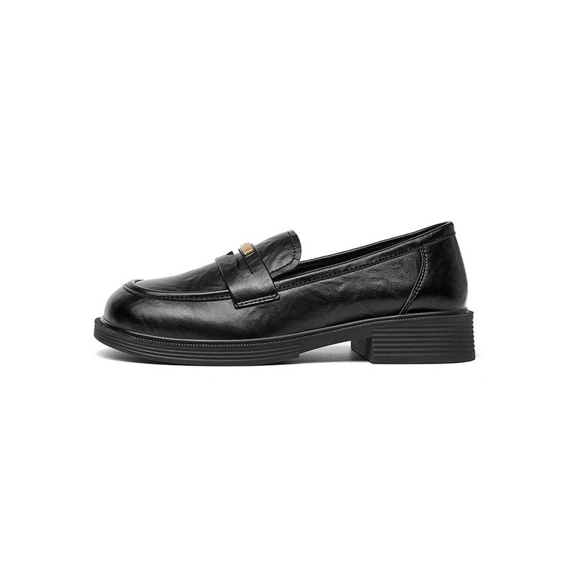 FIVE PLUS FIVE PLUS Synthetic Leather Loafers Women's Black