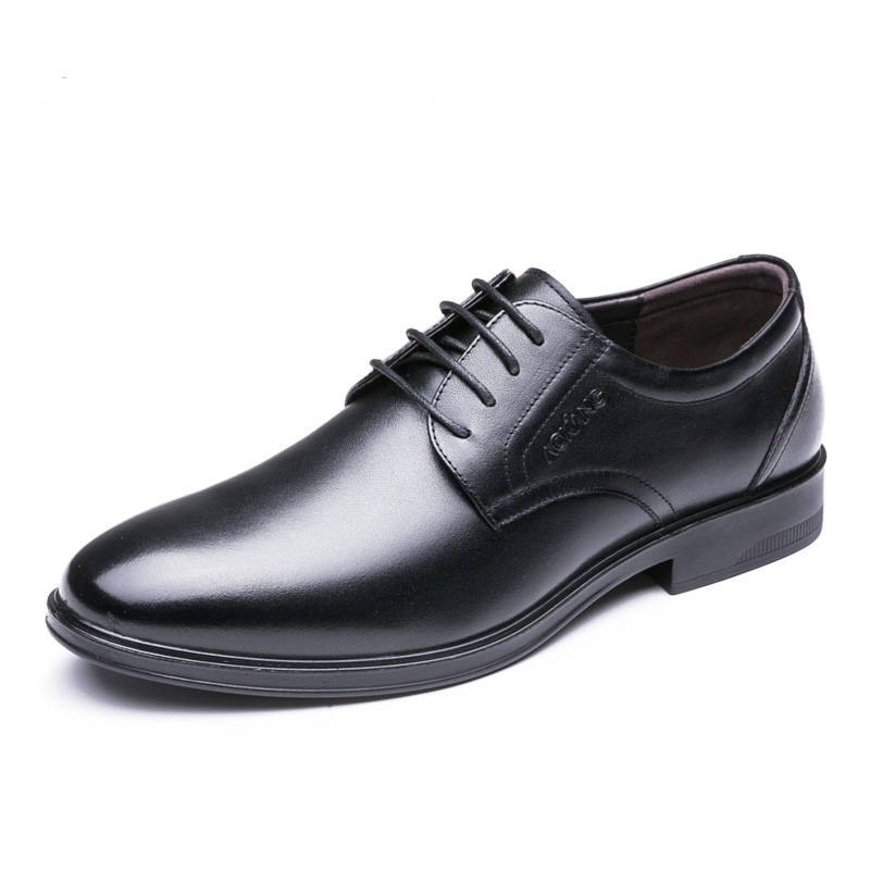 AOKANG Dress Shoes Men's Low Top Black