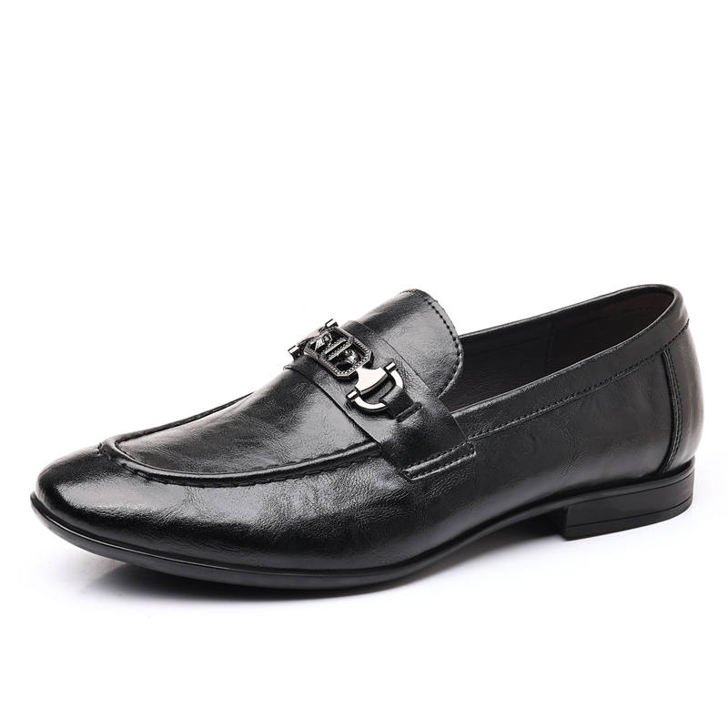 YINGLUNQISHI Top Grain Cow Leather Casual Shoes Men's