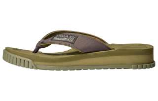 Shaka Abrasion Resistant Slip Resistant Slip Resistant Flip Flops Unisex Army Green