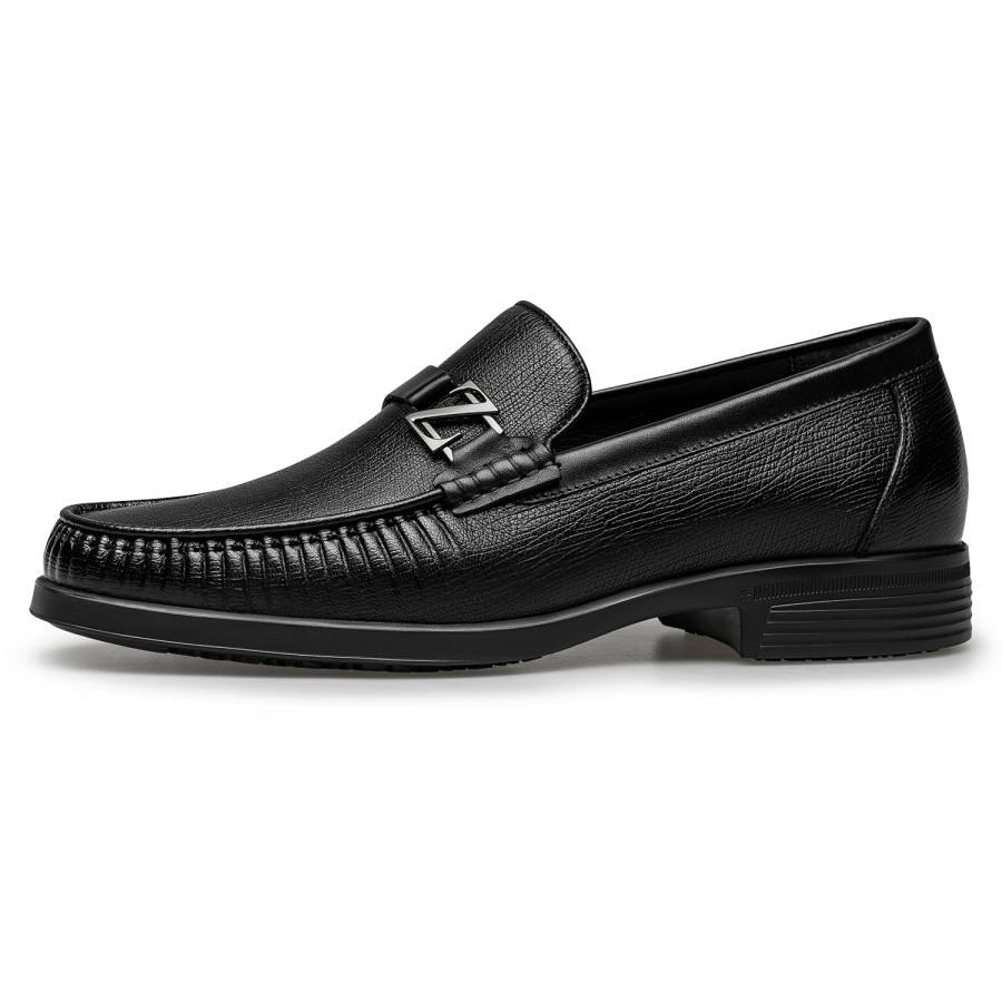 ZRO Casual Leather Shoes Men's Low Top Black