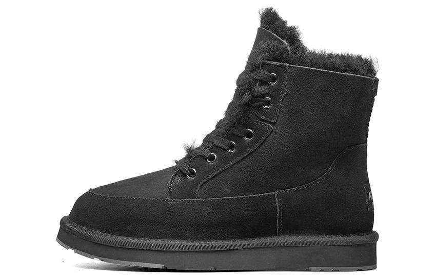 AU&MU Snow Boots Unisex Black