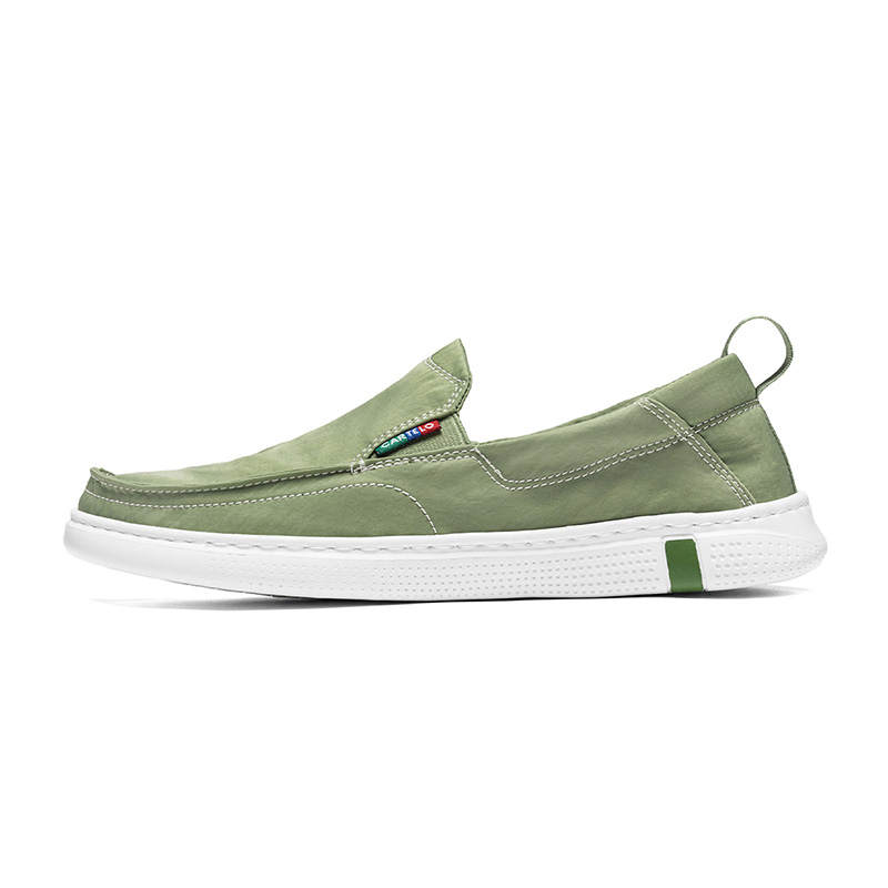 CARTELO Minimalist Style Breathable Lightweight Canvas Fabric Fashion Casual Shoes Men's