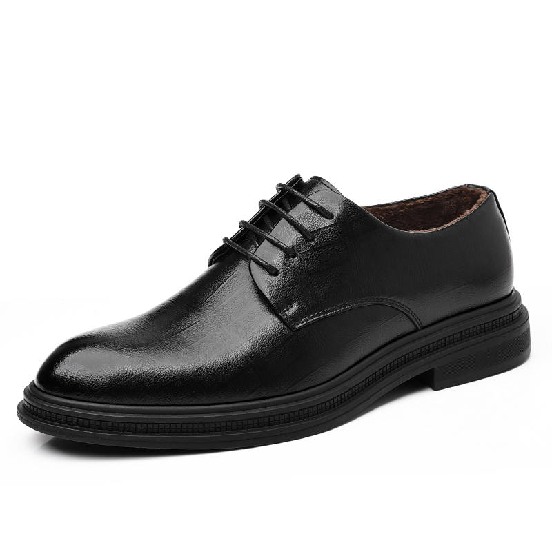 EGCHI Dress Shoes Men's Low Top Black