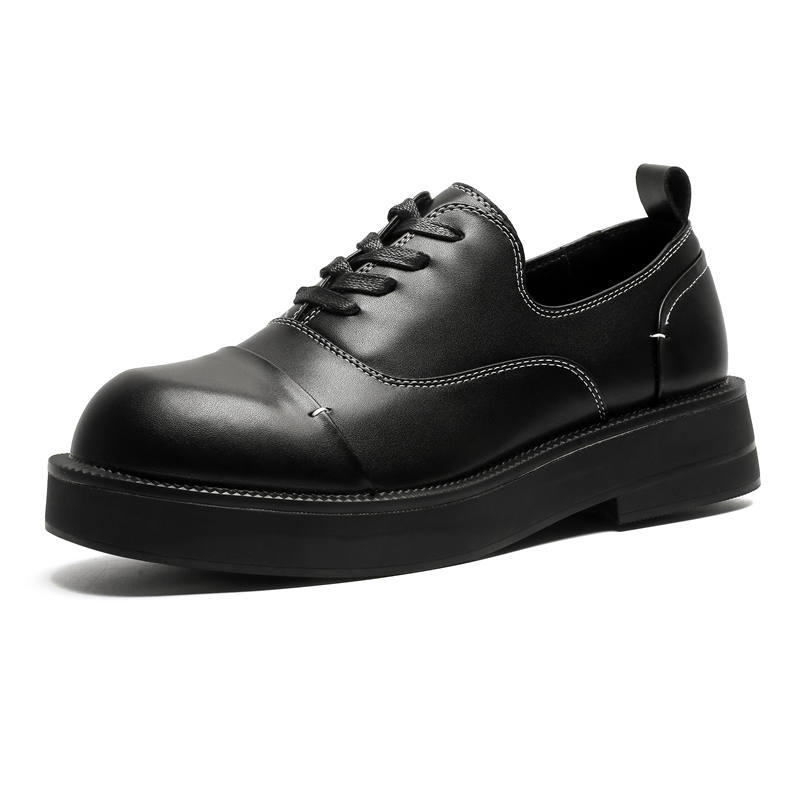 KAQIAODI Microfiber Leather Casual Shoes Men's Black