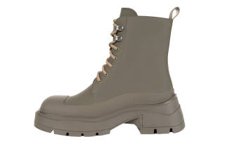 BREAD TREE Combat Boots Women's Olive Gray Green