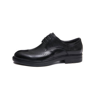 SHERIDAN Cow Leather Casual Shoes Men's Black