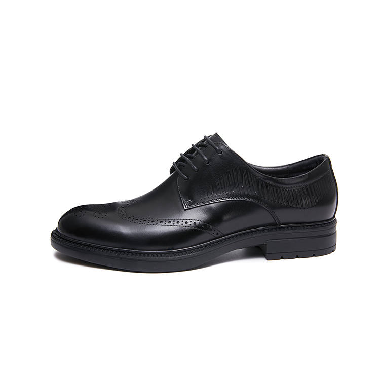 SHERIDAN Cow Leather Casual Shoes Men's Black