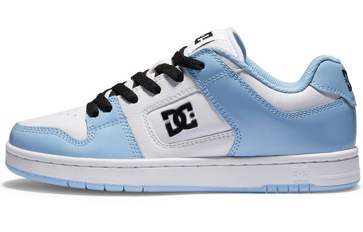 DCSHOES DC Shoes Manteca 4 Patent Leather Low top Skateboard Shoes Women's White Blue
