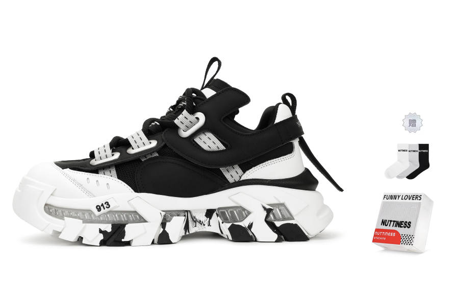 NUTTINESS Original Design, Ruins Collection Abrasion Resistant Breathable Height Increasing