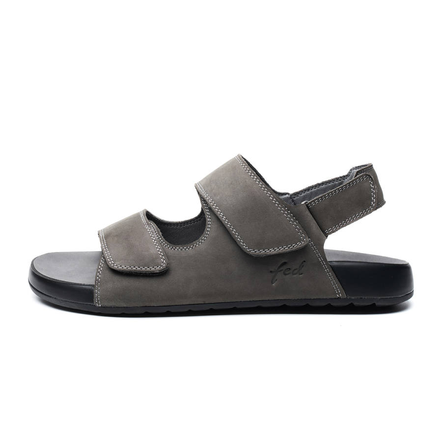 FED FED Top Grain Cow Leather Beach Sandals Men's