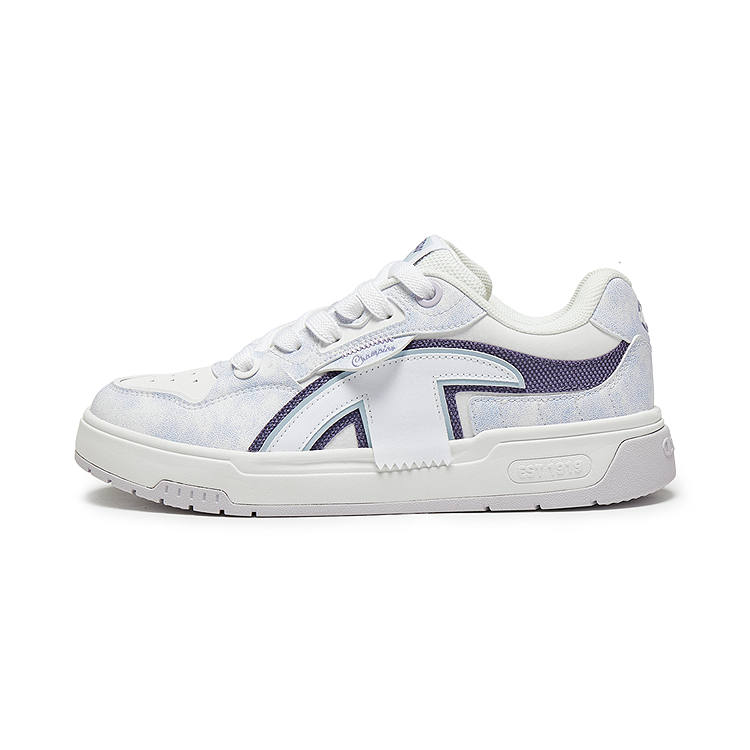 Champion Low top Skateboard Shoes Women's Milk White/Qinghui Blue