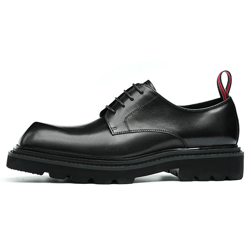 ASTON M.JAZZ Top Grain Cow Leather Casual Shoes Men's