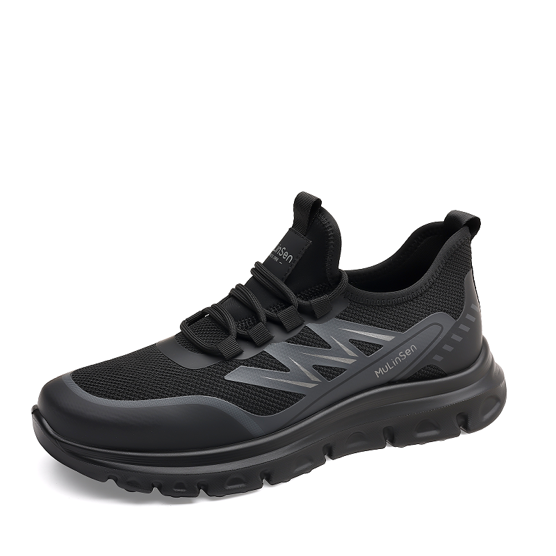Mulinsen Slip Resistant Breathable Cushioning Abrasion Resistant Low Top Casual Shoes Men's