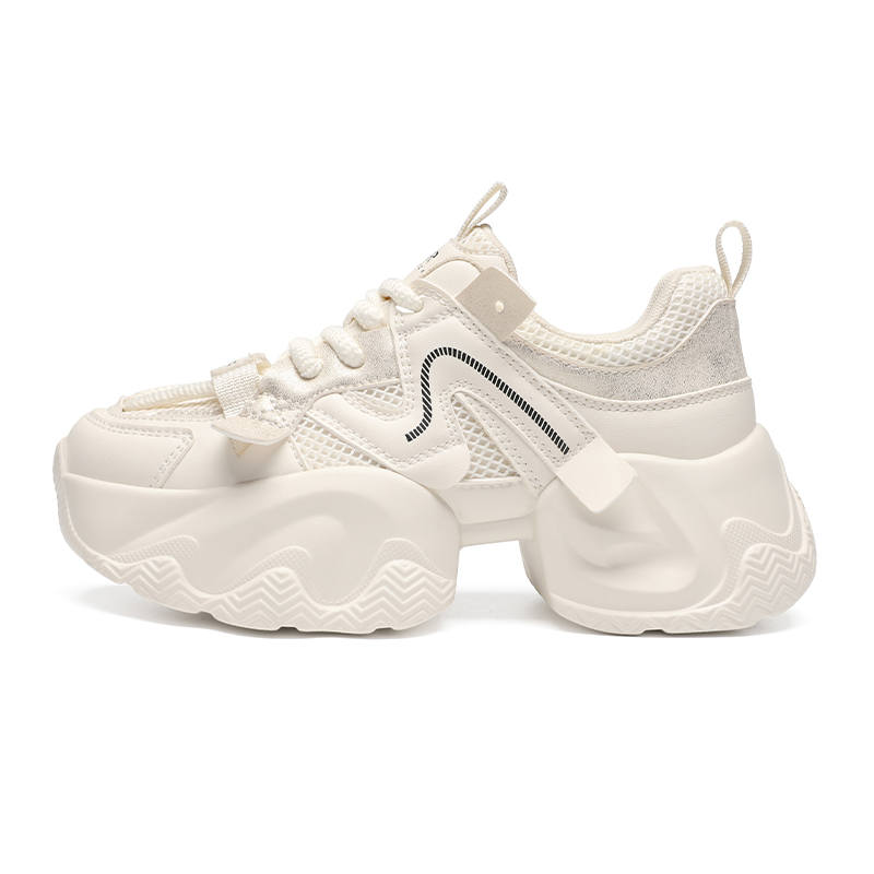 ZHR Small Round Pendant Abrasion Resistant Breathable Low top Chunky Sneakers Women's