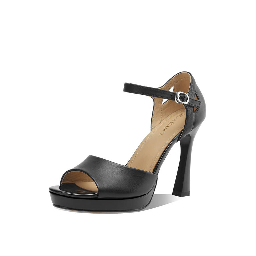 Rosa Bianca Sheepskin One Strap Sandals Women's