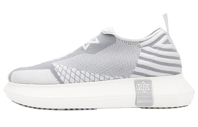 NORVINCY Casual Shoes Unisex Low Top Gray