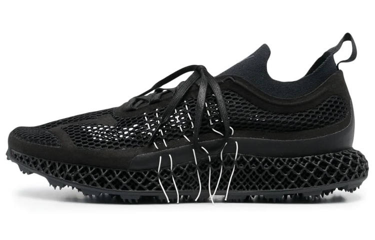 Y-3 Y 3 4D Runner Mesh Low top Sports Casual Shoes Unisex Black