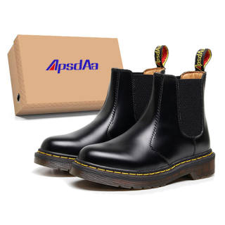 VFTS ApsdAa x VFTS Short Chelsea Boots Unisex Black