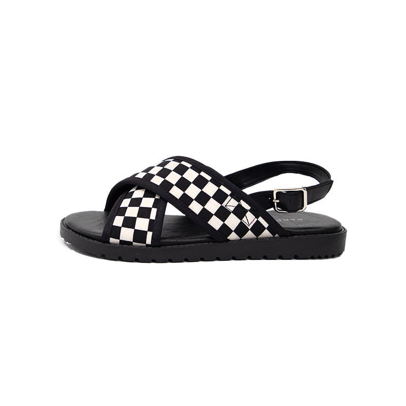 BESTFEEL One Strap Sandals Women's Black