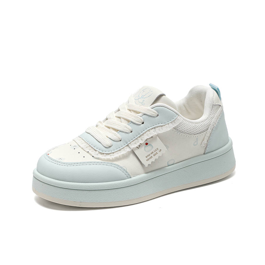 La Chapelle Fabric Abrasion Resistant, Lightweight, And Breathable Low top Skateboard Shoes Women's