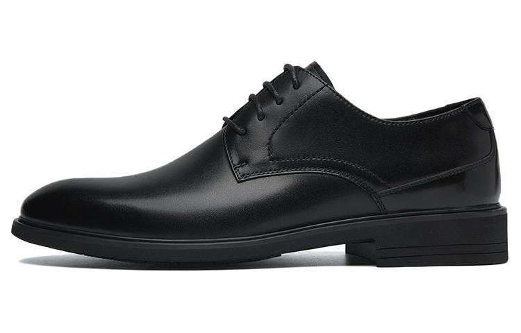 SEPTWOLVES Leather Dress Shoes Men's Black